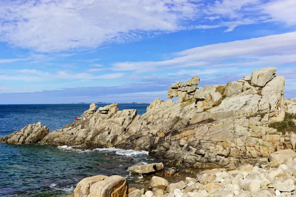 Le bord de Mer à Cléder près du camping le Theven