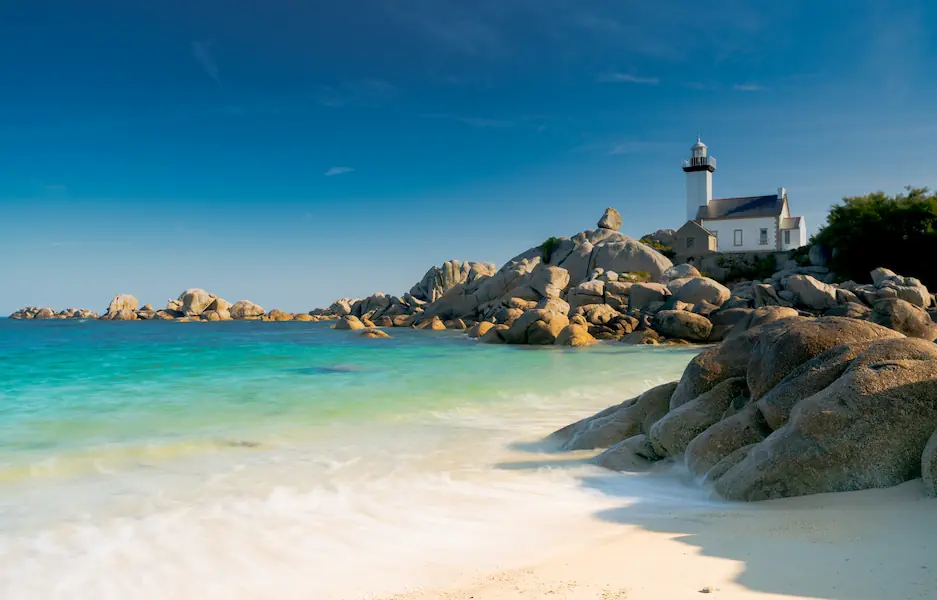 La plage de la Baie de Pontusval dans le Finistère