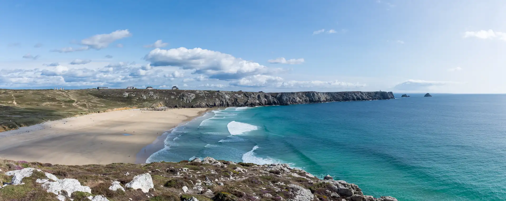 La plage de Pen Had dans le Finistère