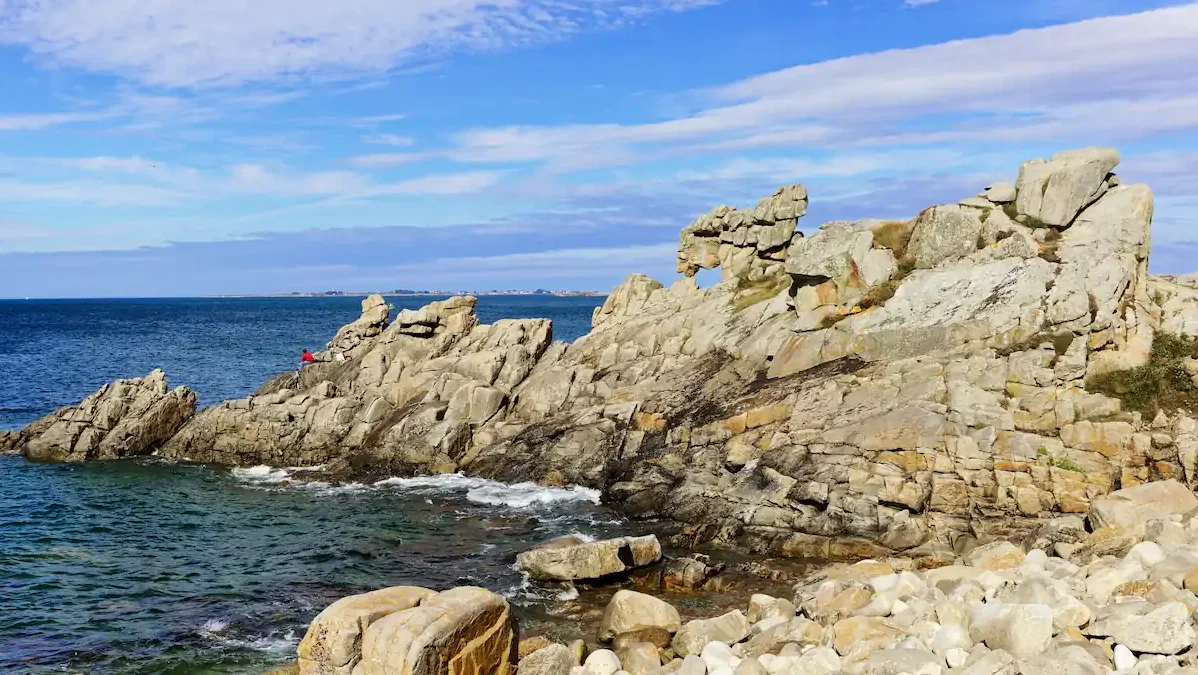 Le bord de Mer à Cléder près du camping le Theven